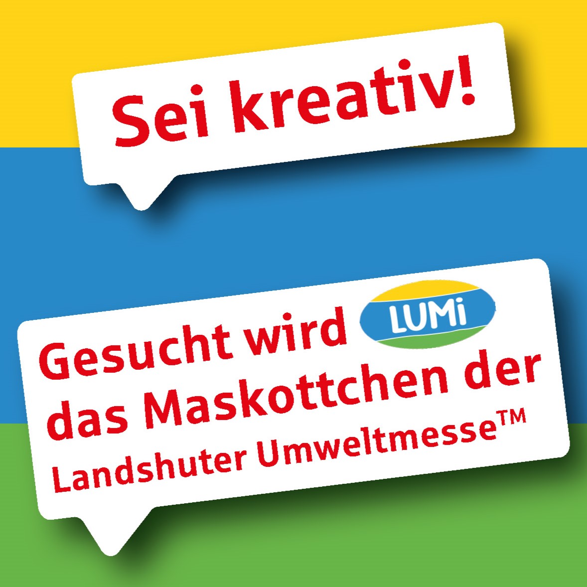 DIN lang Flyer Umweltmesse LUMI Wettbewerb Seite 1 